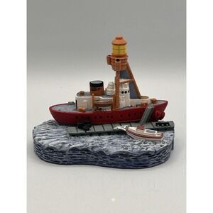 Spoontiques Nantucket Lightship II Lighthouse Paperweight Figurine 009262